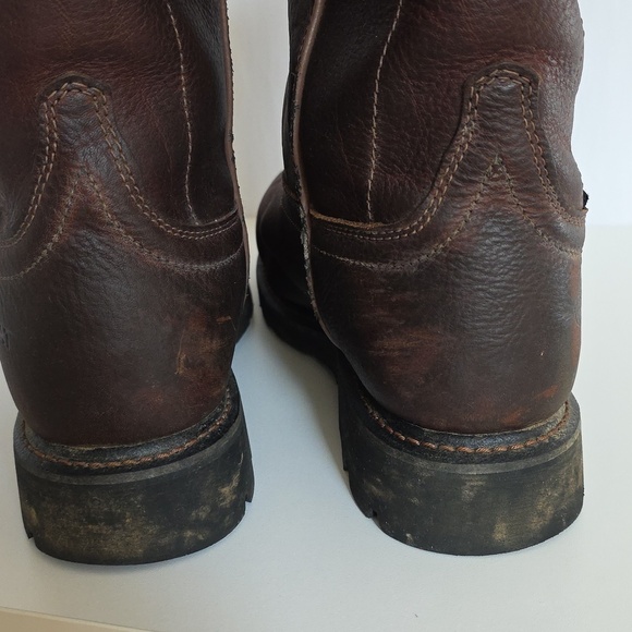 Ariat Mens Brown Waterproof Work Boots.  Size 12EE